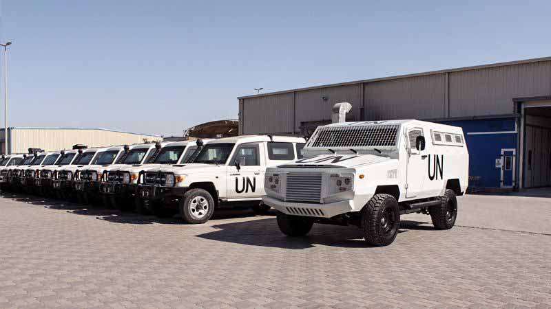 UN Armoured Vehicles